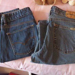 Levi Jeans, size 4 med/ short